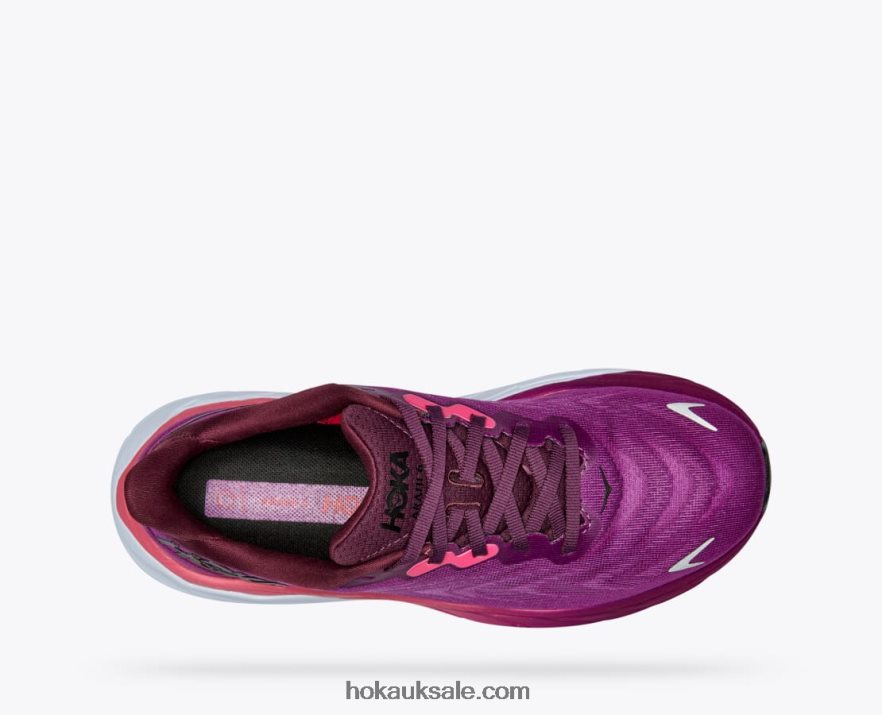 XHPD4N24 Arahi 6 Women Grape Wine/Beautyberry Hoka