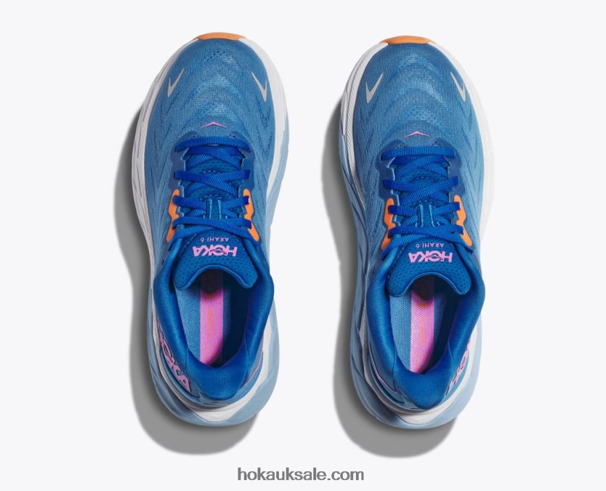 XHPD4N251 Arahi 6 Women All Aboard/Coastal Sky Hoka