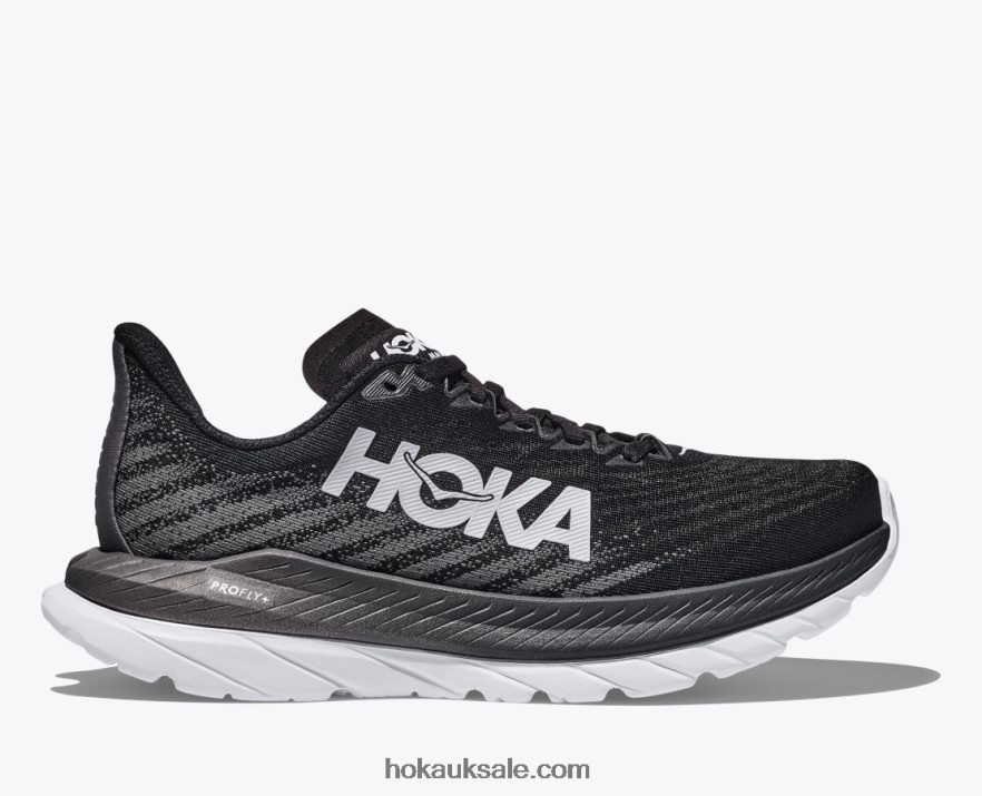 XHPD4N257 Mach 5 Women Black/Castlerock Hoka