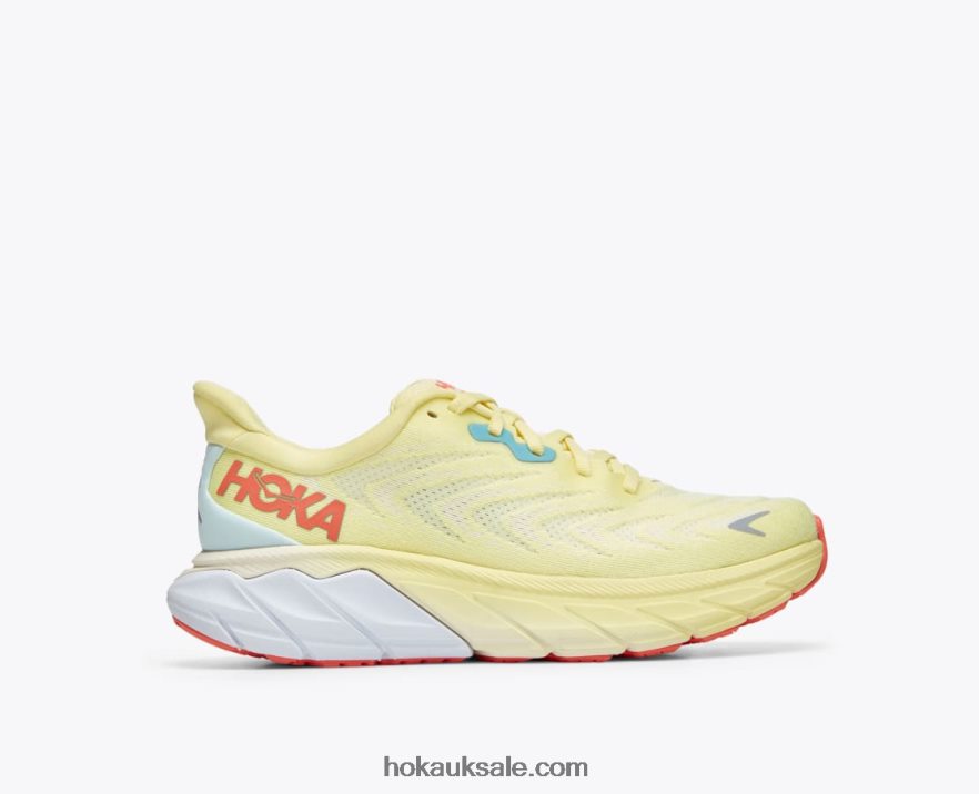XHPD4N25 Arahi 6 Women Yellow Pear/Sweet Corn Hoka