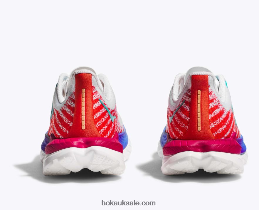 XHPD4N27 Mach 5 Women White/Flame Hoka