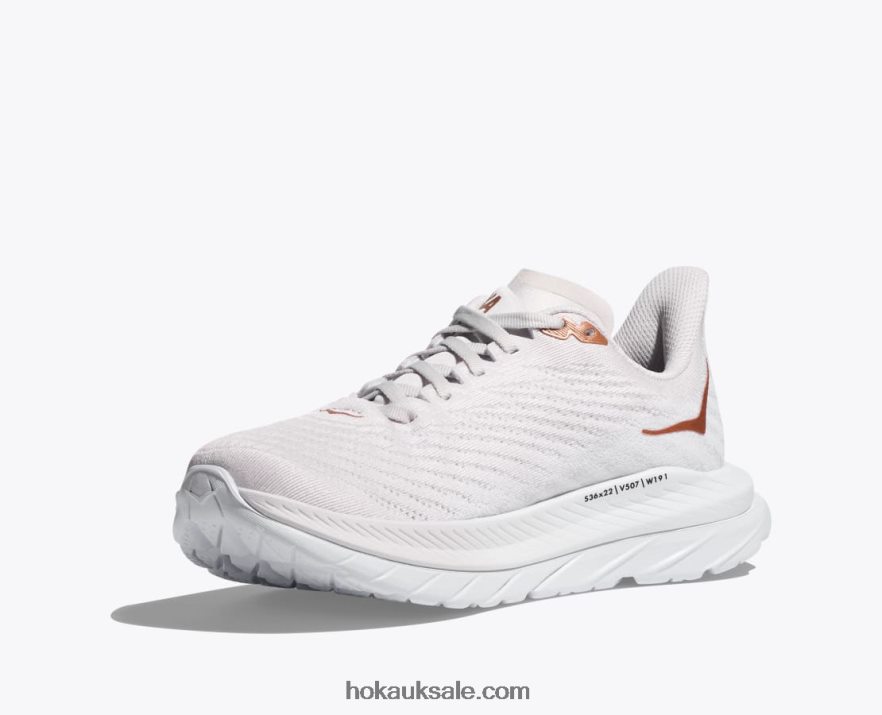 XHPD4N28 Mach 5 Women White/Copper Hoka