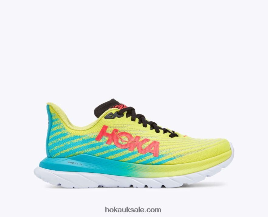 XHPD4N29 Mach 5 Women Evening Primrose/Scuba Blue Hoka