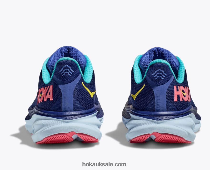 XHPD4N2 Clifton 9 Women Bellwether Blue/Ceramic Hoka