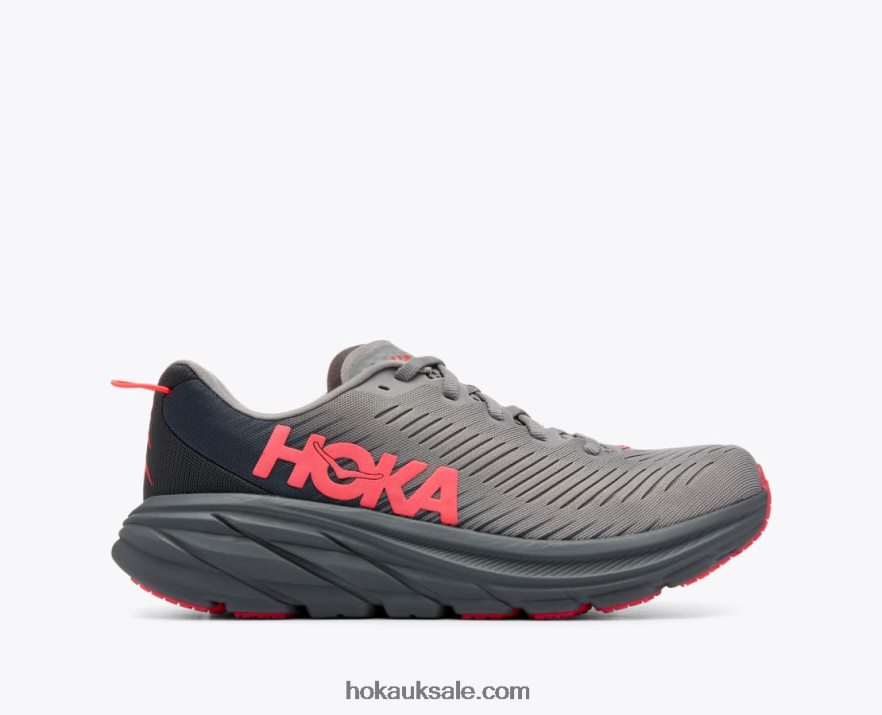 XHPD4N35 Rincon 3 Women Sharkskin/Diva Pink Hoka