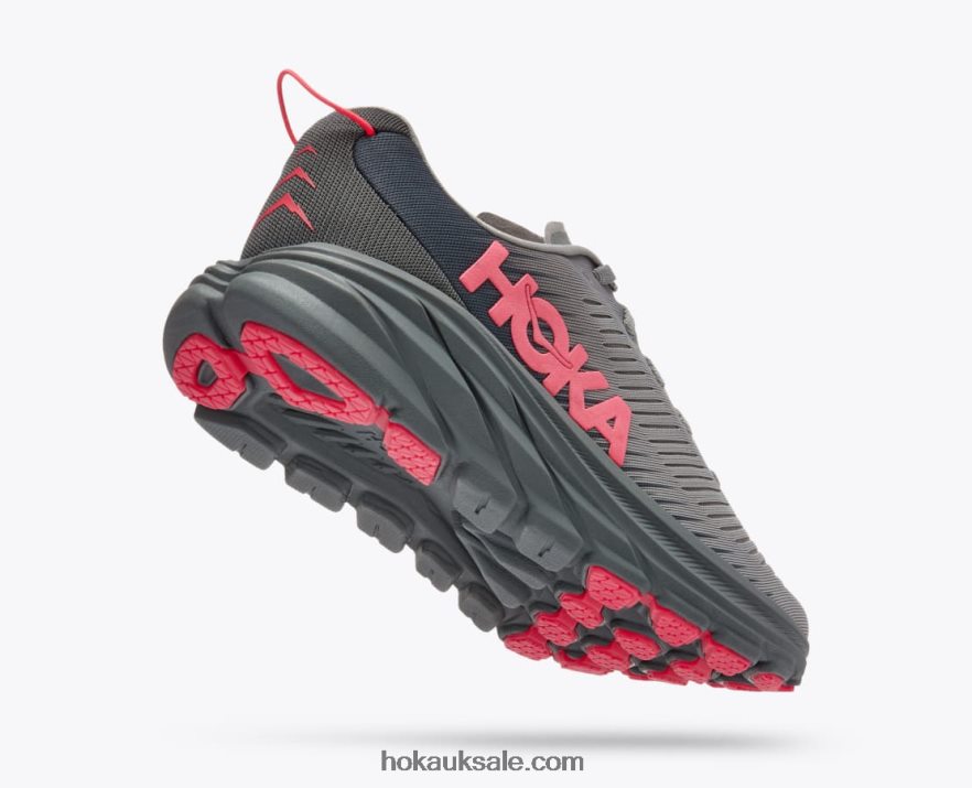 XHPD4N35 Rincon 3 Women Sharkskin/Diva Pink Hoka