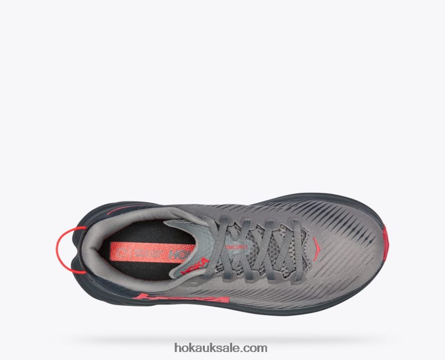 XHPD4N35 Rincon 3 Women Sharkskin/Diva Pink Hoka