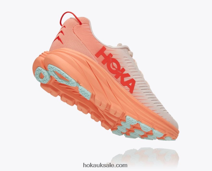 XHPD4N36 Rincon 3 Women Silver Peony/Cantaloupe Hoka