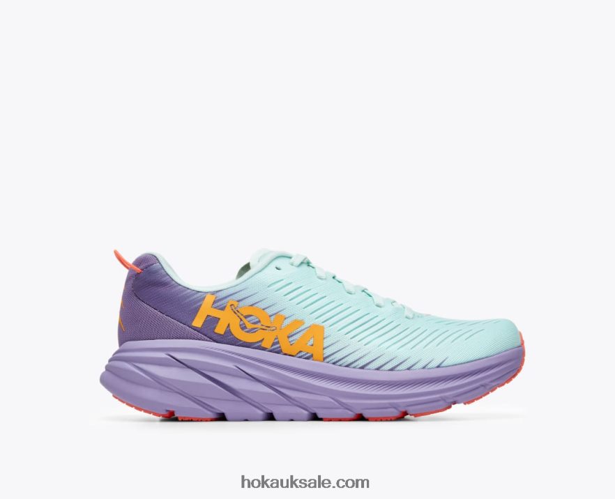 XHPD4N38 Rincon 3 Women Blue Glass/Chalk Violet Hoka