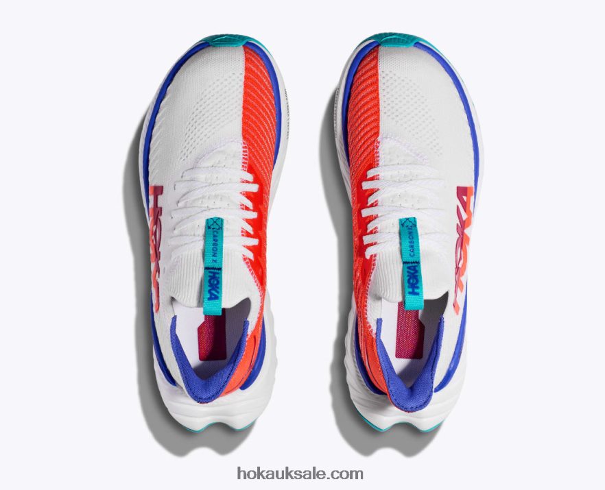 XHPD4N44 Carbon X 3 Women White/Flame Hoka