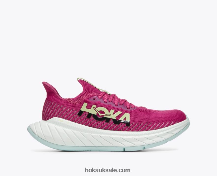 XHPD4N45 Carbon X 3 Women Festival Fuchsia/Black Hoka