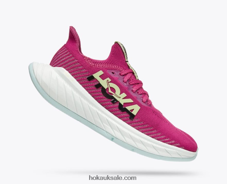 XHPD4N45 Carbon X 3 Women Festival Fuchsia/Black Hoka