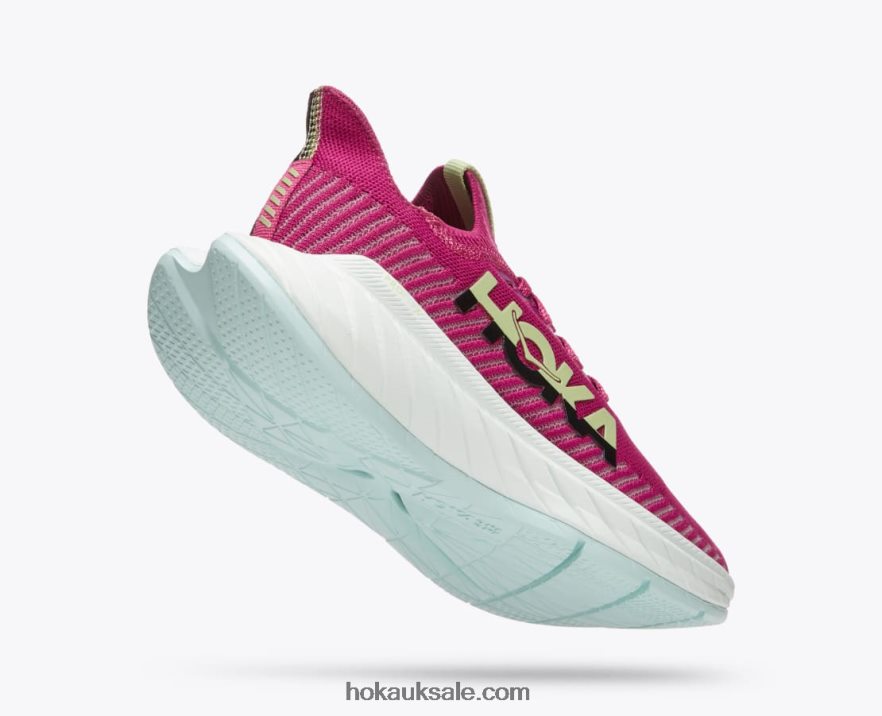 XHPD4N45 Carbon X 3 Women Festival Fuchsia/Black Hoka