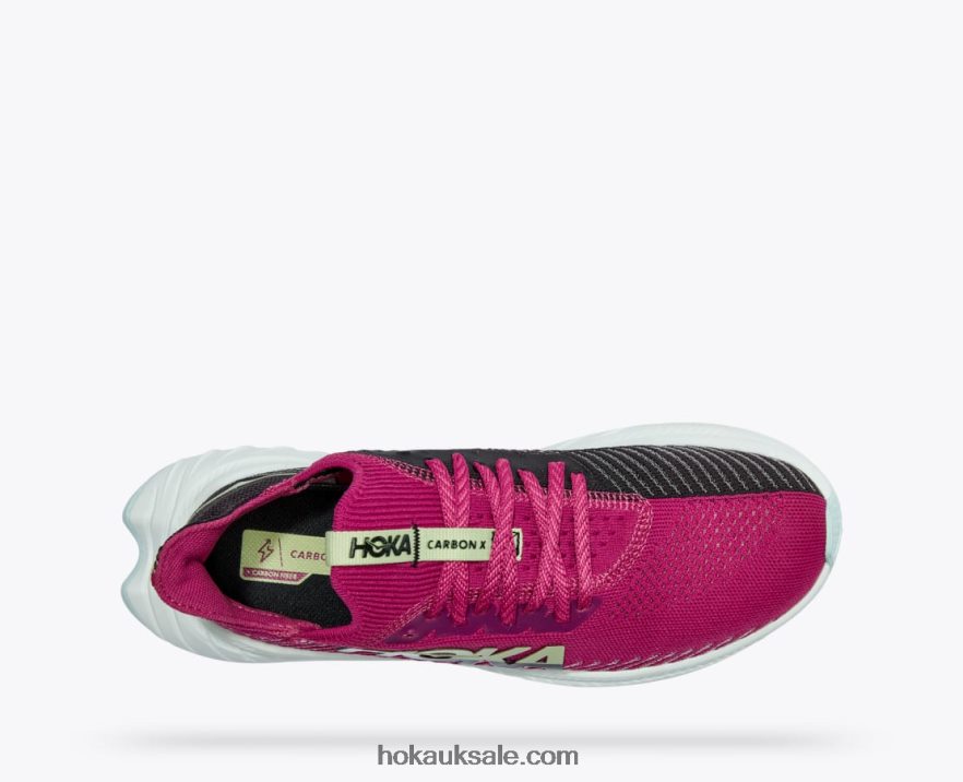 XHPD4N45 Carbon X 3 Women Festival Fuchsia/Black Hoka