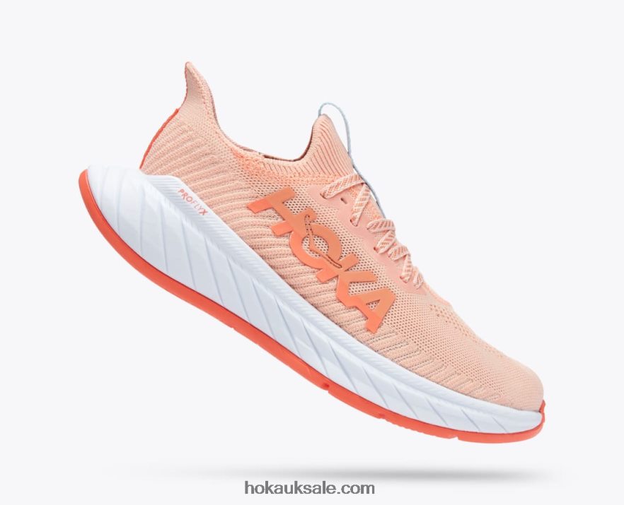 XHPD4N46 Carbon X 3 Women Peach Parfait/Summer Song Hoka