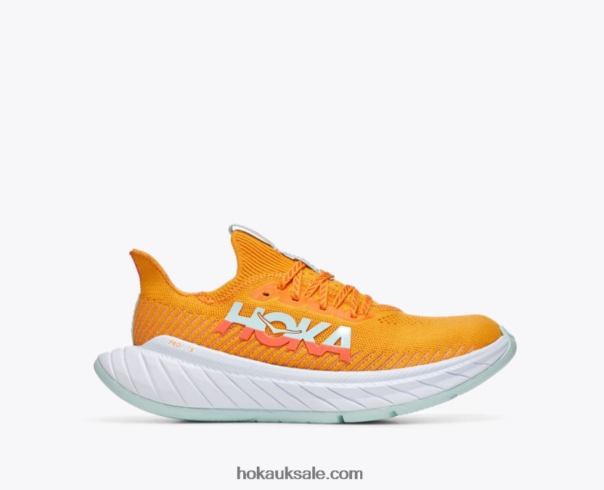 XHPD4N49 Carbon X 3 Women Radiant Yellow/Camellia Hoka
