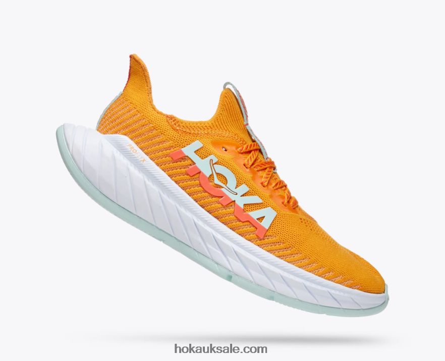 XHPD4N49 Carbon X 3 Women Radiant Yellow/Camellia Hoka