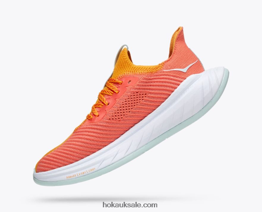 XHPD4N49 Carbon X 3 Women Radiant Yellow/Camellia Hoka