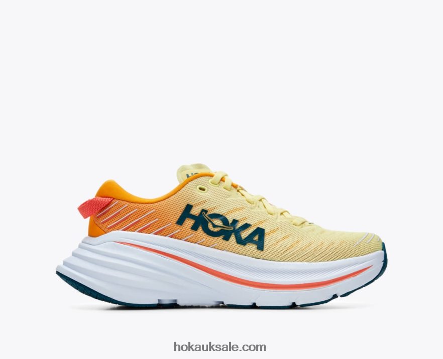 XHPD4N57 Bondi X Women Yellow Pear/Radiant Yellow Hoka