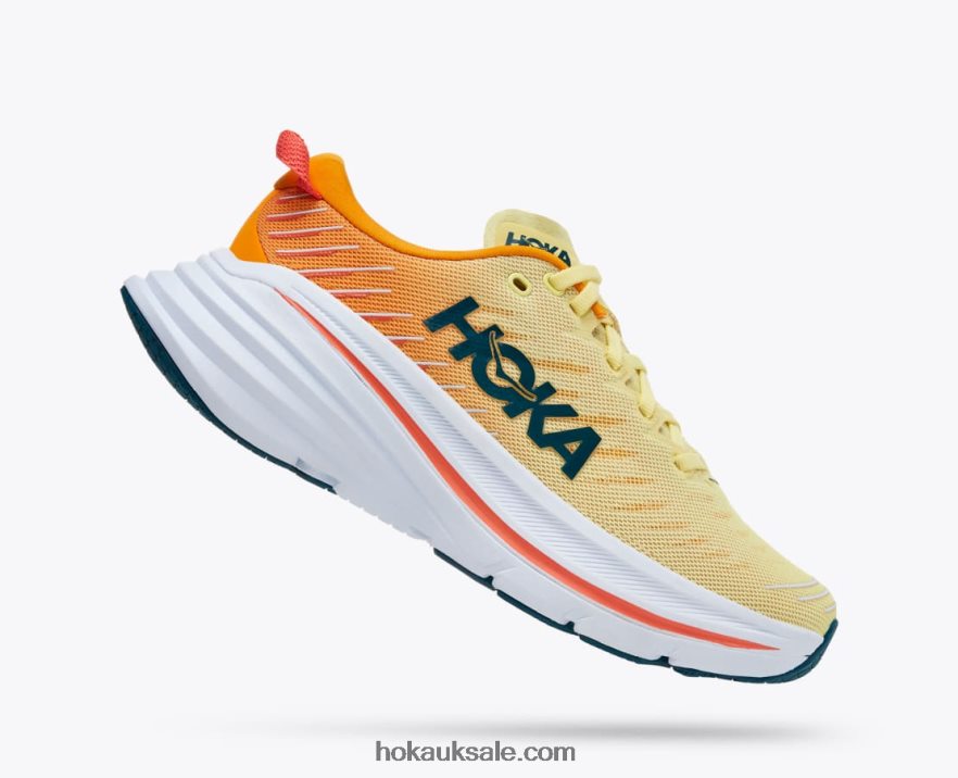 XHPD4N57 Bondi X Women Yellow Pear/Radiant Yellow Hoka
