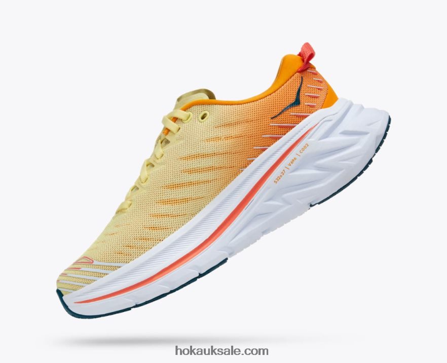 XHPD4N57 Bondi X Women Yellow Pear/Radiant Yellow Hoka