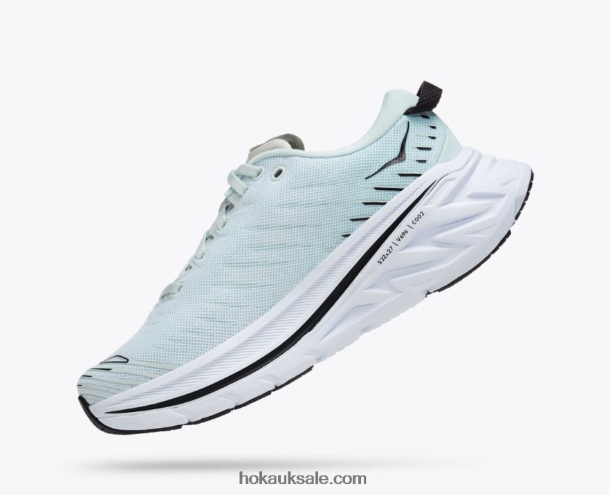 XHPD4N58 Bondi X Women Blue Glass/Billowing Sail Hoka