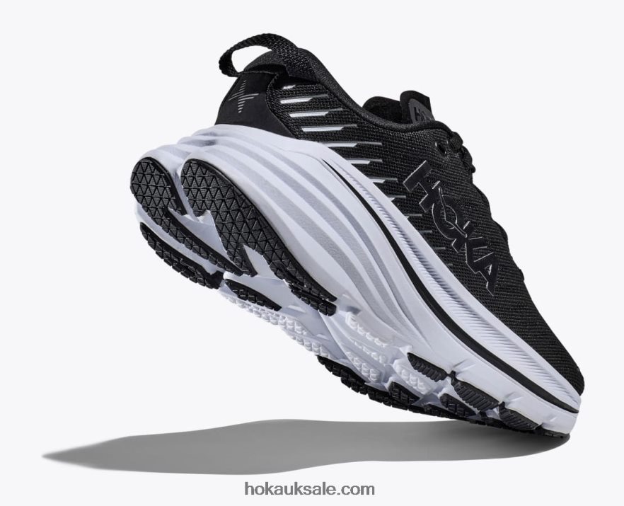 XHPD4N59 Bondi X Women Black/White Hoka