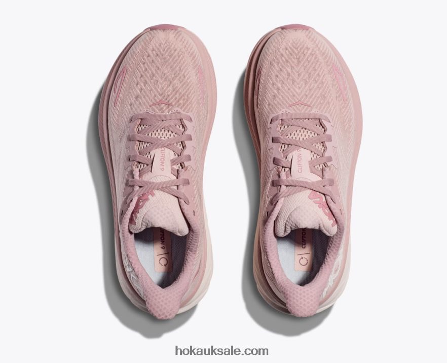 XHPD4N5 Clifton 9 Women Pale Mauve/Peach Whip Hoka