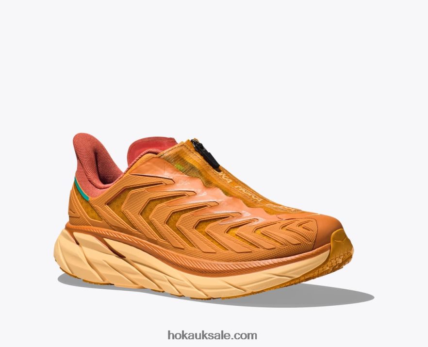 XHPD4N60 Project Clifton Women Desert Sun/Burnt Ochre Hoka