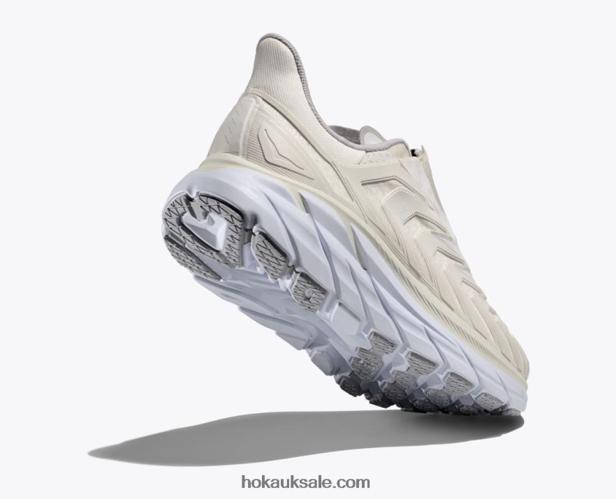 XHPD4N63 Project Clifton Women Blanc De Blanc/Lunar Rock Hoka