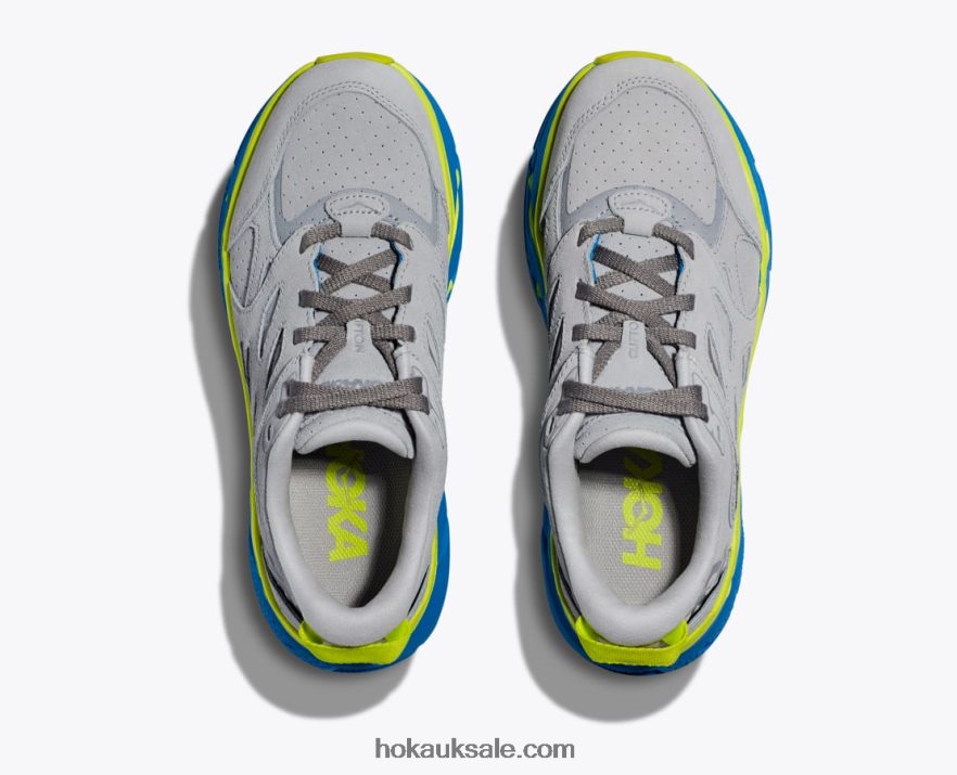 XHPD4N67 Clifton L Suede Women Lunar Rock/Diva Blue Hoka