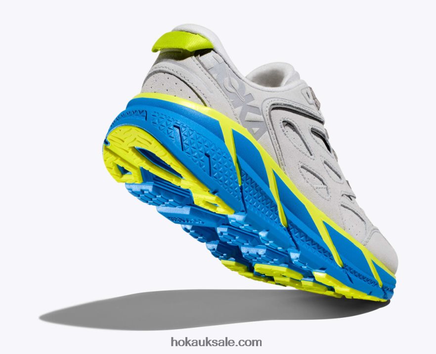 XHPD4N67 Clifton L Suede Women Lunar Rock/Diva Blue Hoka