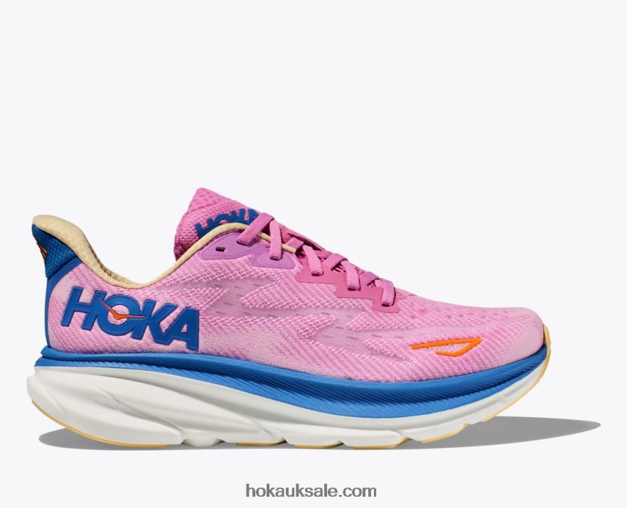 XHPD4N683 Clifton 9 Women Eggnog/Blanc De Blanc Hoka