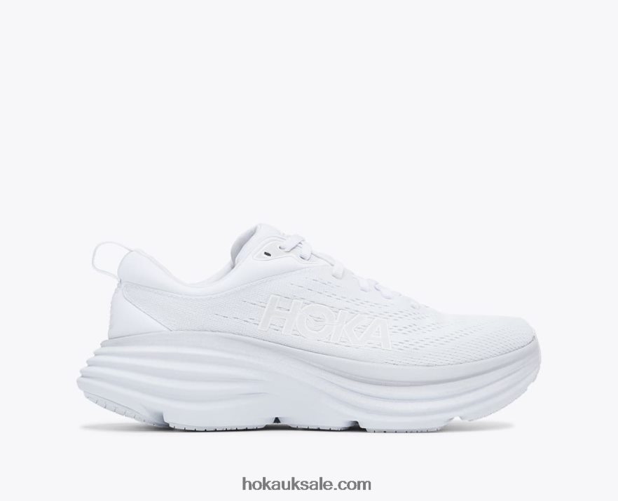 XHPD4N684 Bondi 8 Women White Hoka