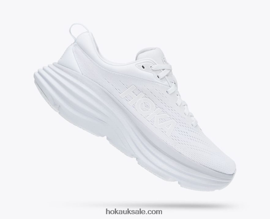 XHPD4N684 Bondi 8 Women White Hoka