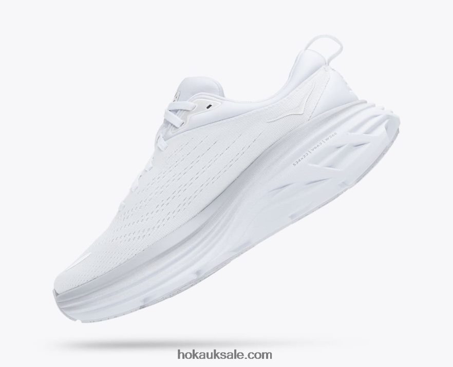XHPD4N684 Bondi 8 Women White Hoka