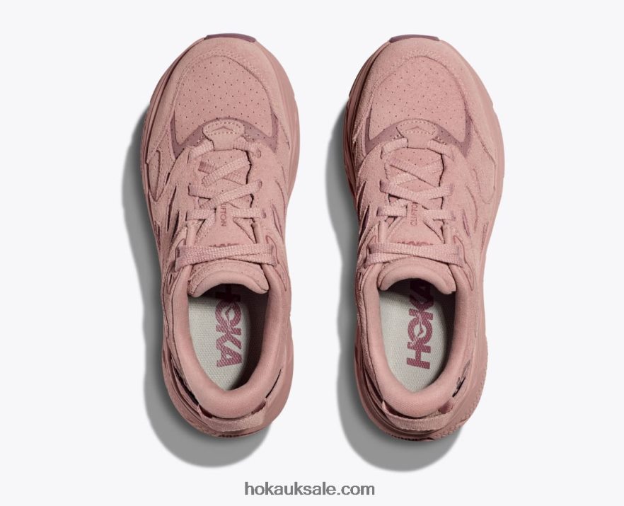 XHPD4N68 Clifton L Suede Women Pale Mauve Hoka