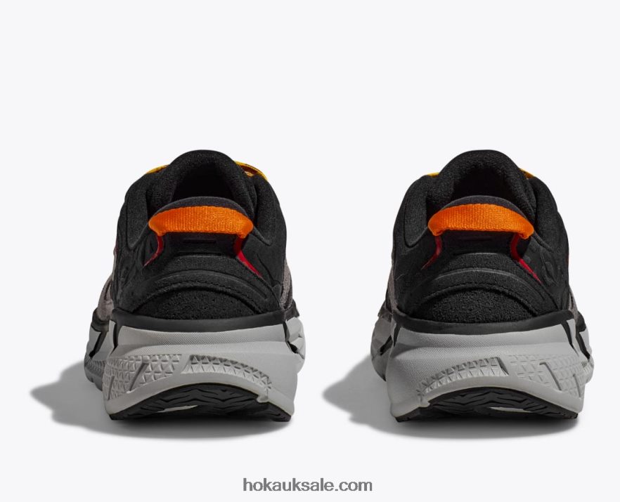 XHPD4N69 Clifton L Suede Women Black/Lunar Rock Hoka