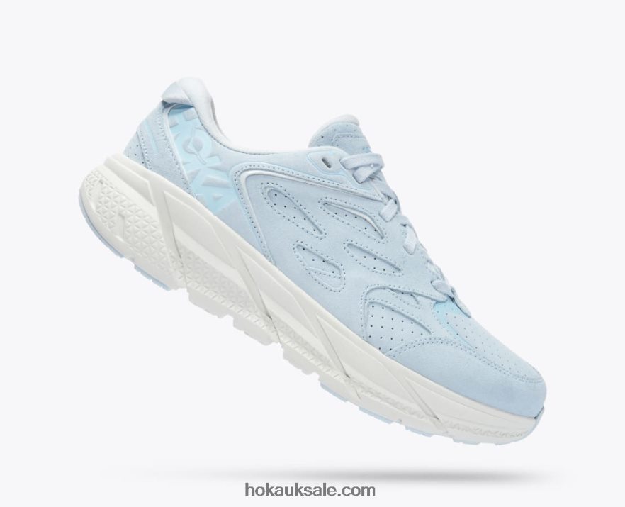 XHPD4N71 Clifton L Suede Women Country Air/Bit Of Blue Hoka