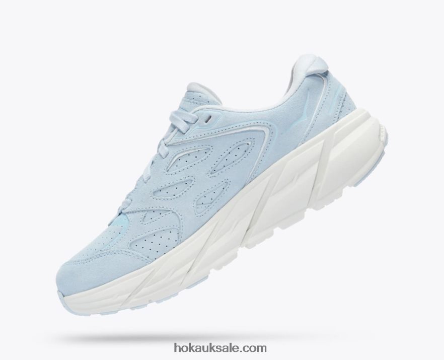 XHPD4N71 Clifton L Suede Women Country Air/Bit Of Blue Hoka