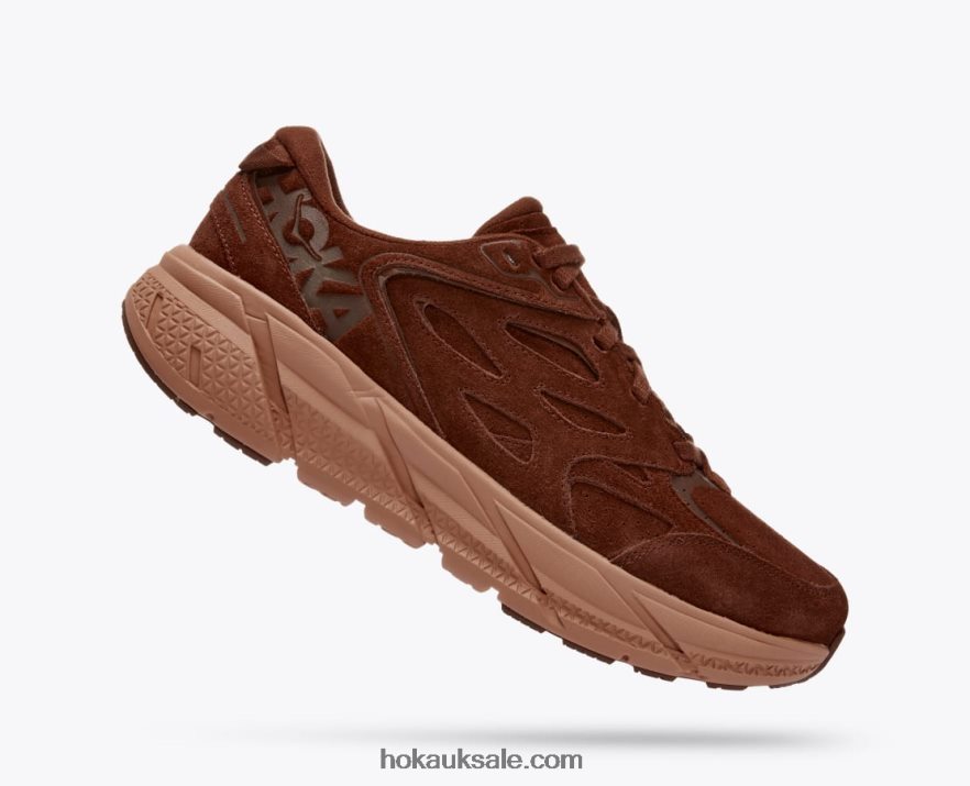 XHPD4N73 Clifton L Suede Women Cappuccino/Cork Hoka