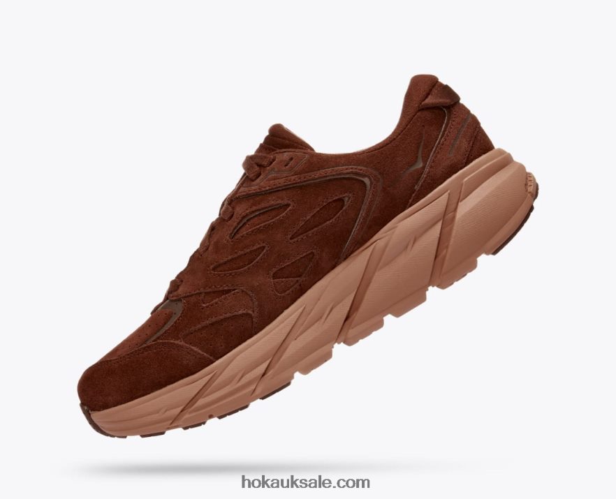 XHPD4N73 Clifton L Suede Women Cappuccino/Cork Hoka