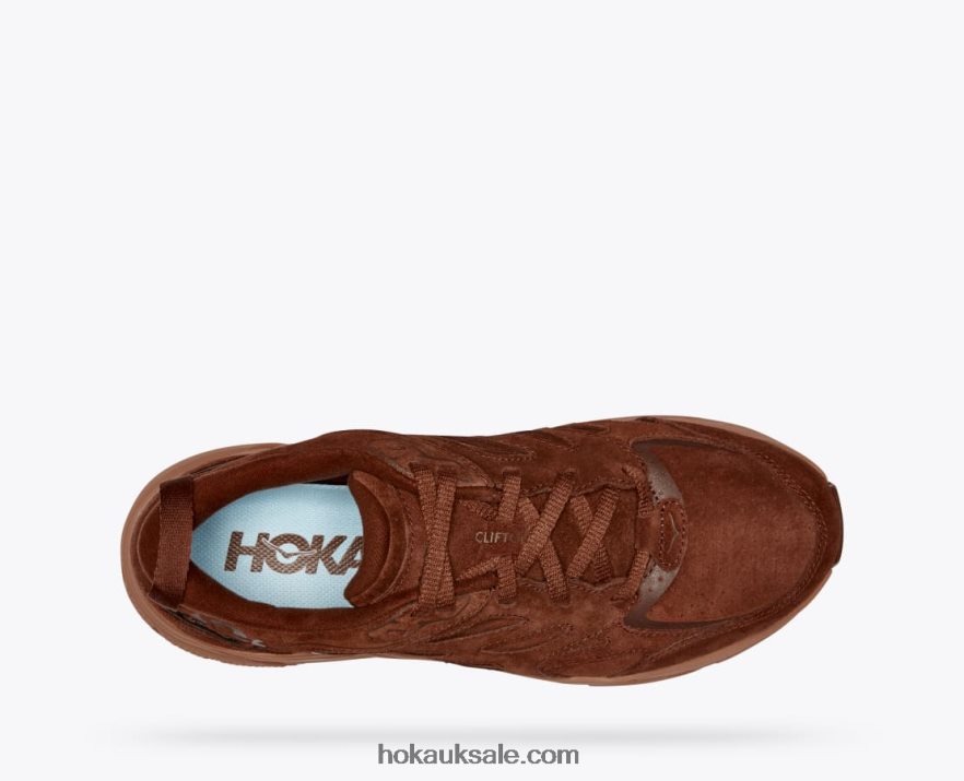 XHPD4N73 Clifton L Suede Women Cappuccino/Cork Hoka