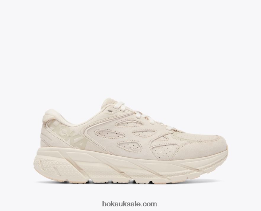 XHPD4N74 Clifton L Suede Women Eggnog Hoka