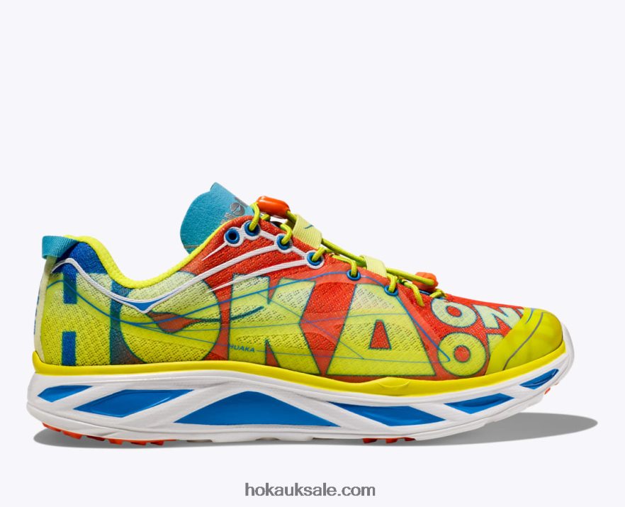 XHPD4N78 Huaka Origins Women Evening Primrose/Flame Hoka