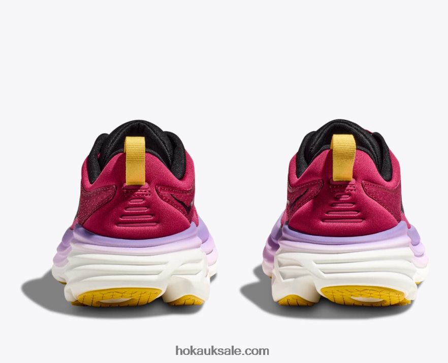 XHPD4N8 Bondi 8 Women Cherries Jubilee/Pink Yarrow Hoka