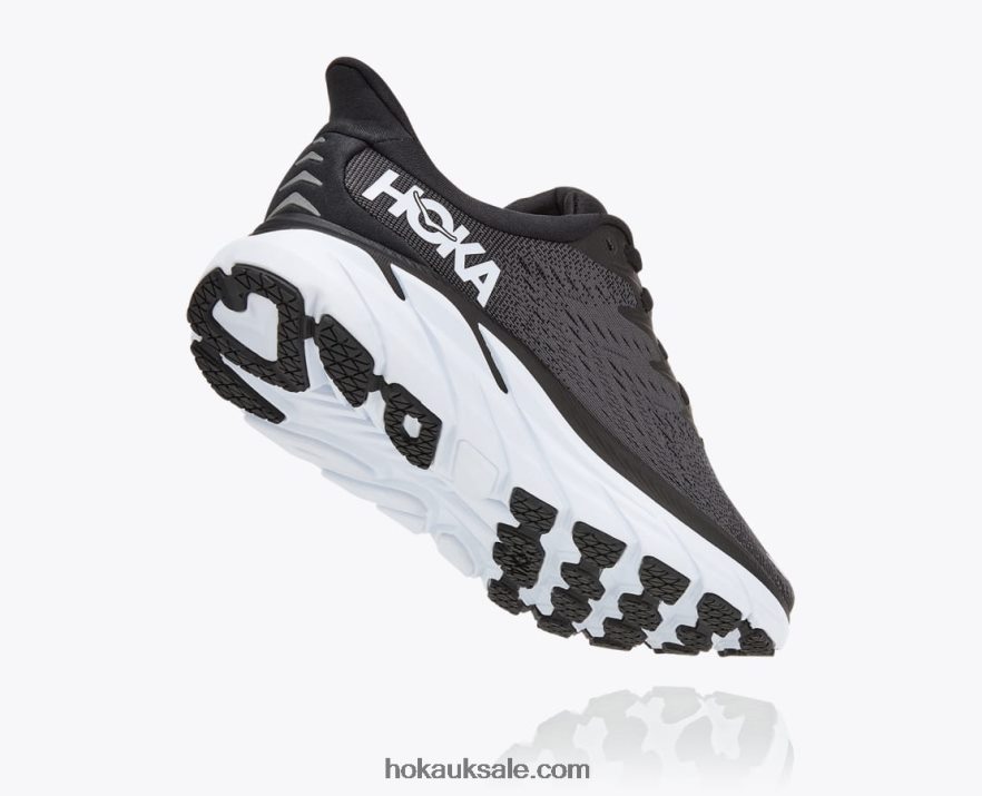 XHPD4N91 Clifton 8 Women Black/White Hoka