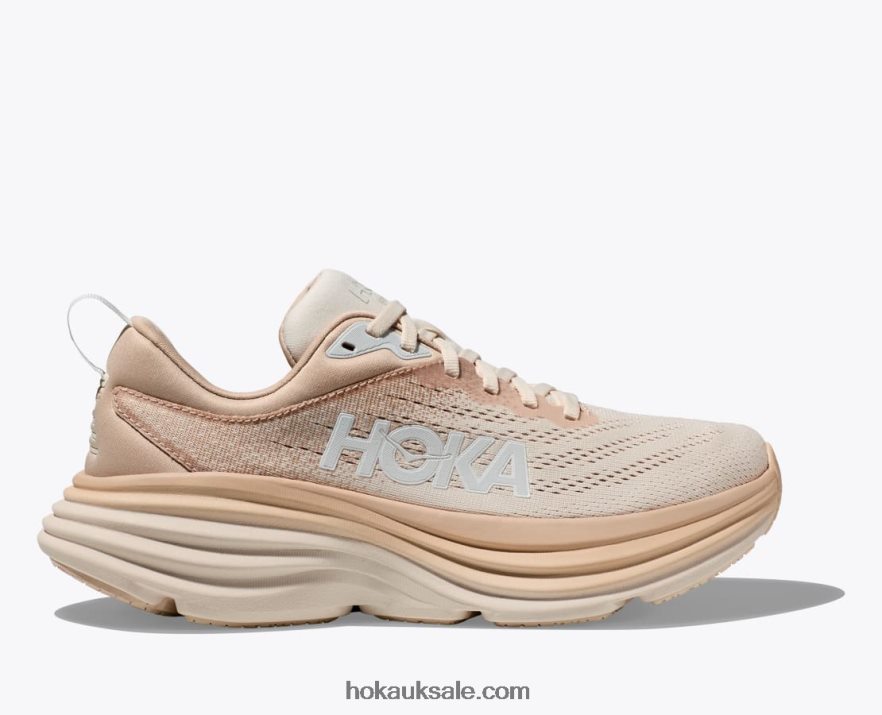 XHPD4N9 Bondi 8 Women Shifting Sand/Eggnog Hoka