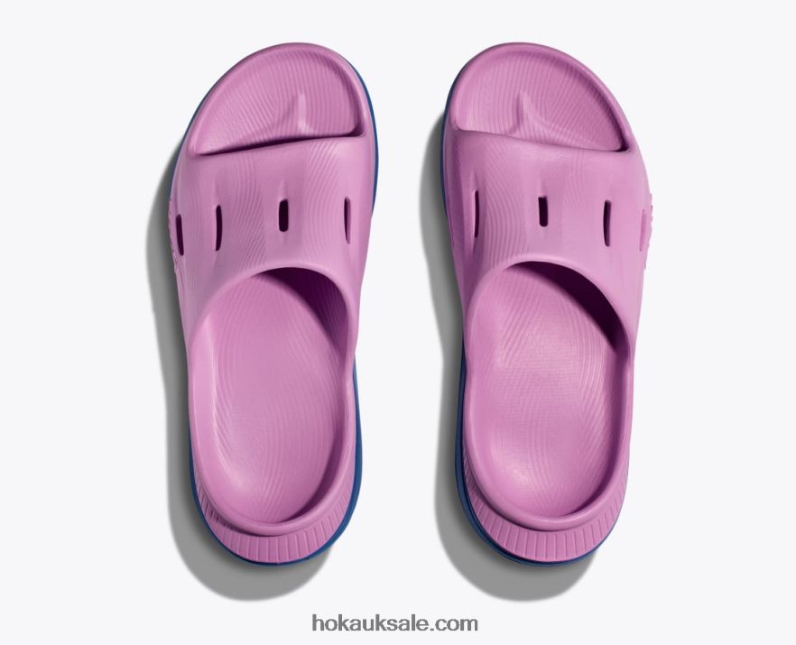 XHPD4N280 Ora Recovery Slide 3 Women Cyclamen/Coastal Sky Hoka