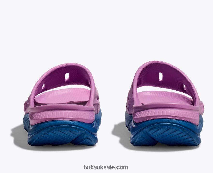 XHPD4N280 Ora Recovery Slide 3 Women Cyclamen/Coastal Sky Hoka
